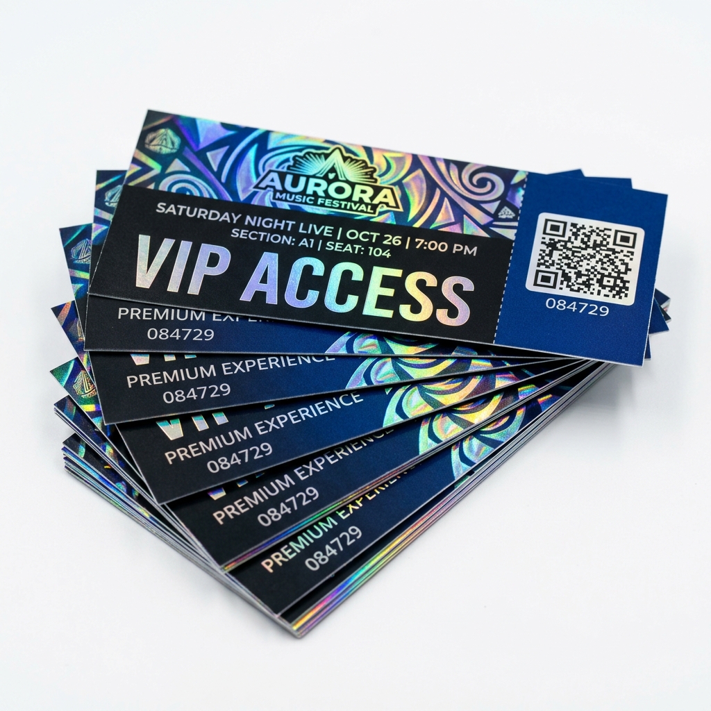 VIP Holographic Tickets